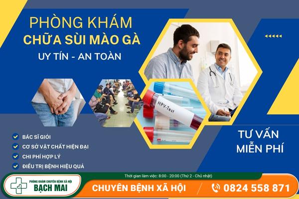 Phòng khám chữa sùi mào gà hiệu quả an toàn 3